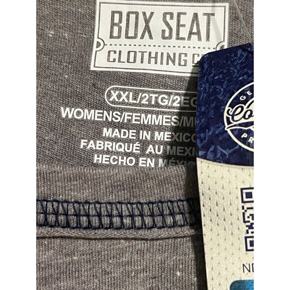 Notre Dame Womens Long Sleeve Crop Top Gray XXL Box Seat Clothing Co Genuine Tag - Picture 4 of 8